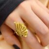 Elegant 14K Gold Color Ring