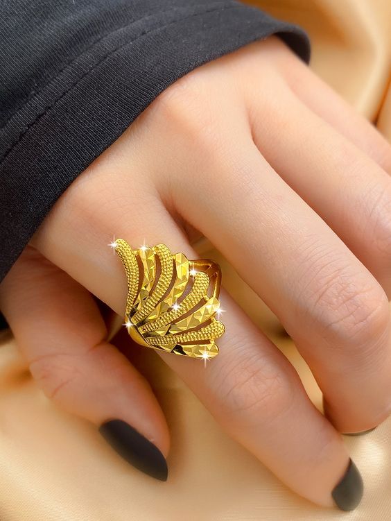 Elegant 14K Gold Color Ring