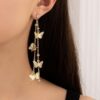 Butterfly 14K Gold Color Earrings