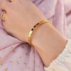 Fashion Simple 14K Gold Color Bangle