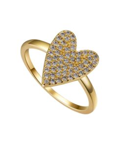 Valentine’s Day 14K Gold Color Set Ring