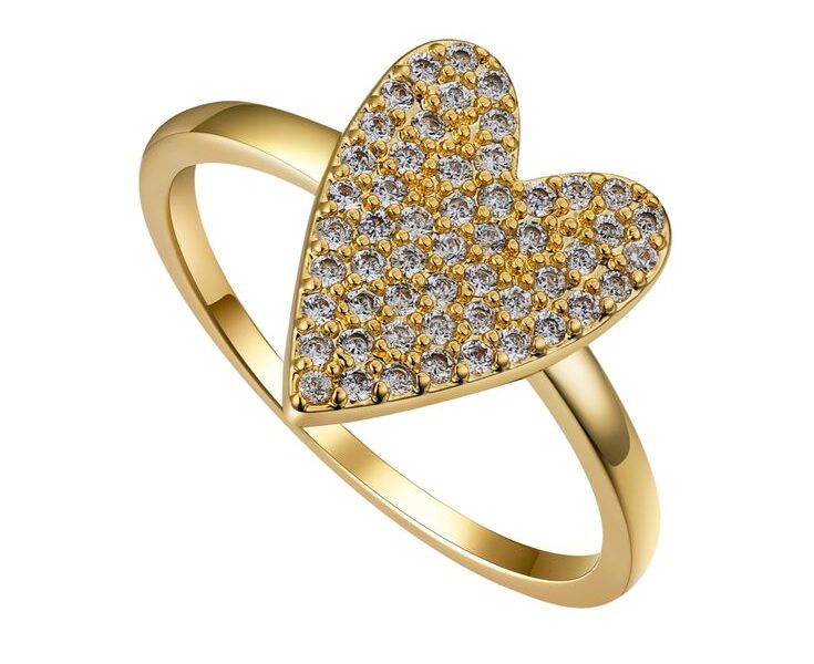 Valentine’s Day 14K Gold Color Set Ring