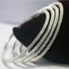 Simple Platinum Plated Bangle